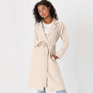 Gwyneth Tan Tie-Back Trench Coat